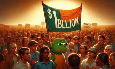 Pepe market cap reaches $1 billion
